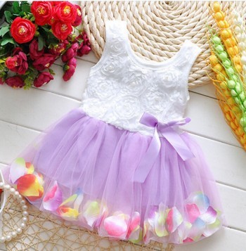 Korean Petal Dress for Girls