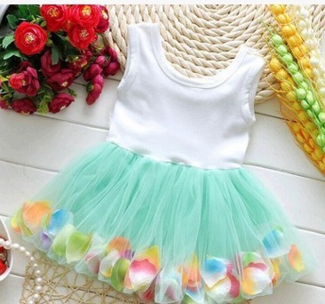 Korean Petal Dress for Girls