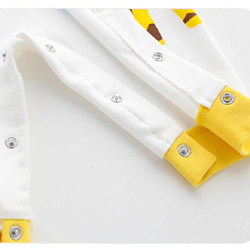 Baby Cotton Long-Sleeved One-Piece Romper