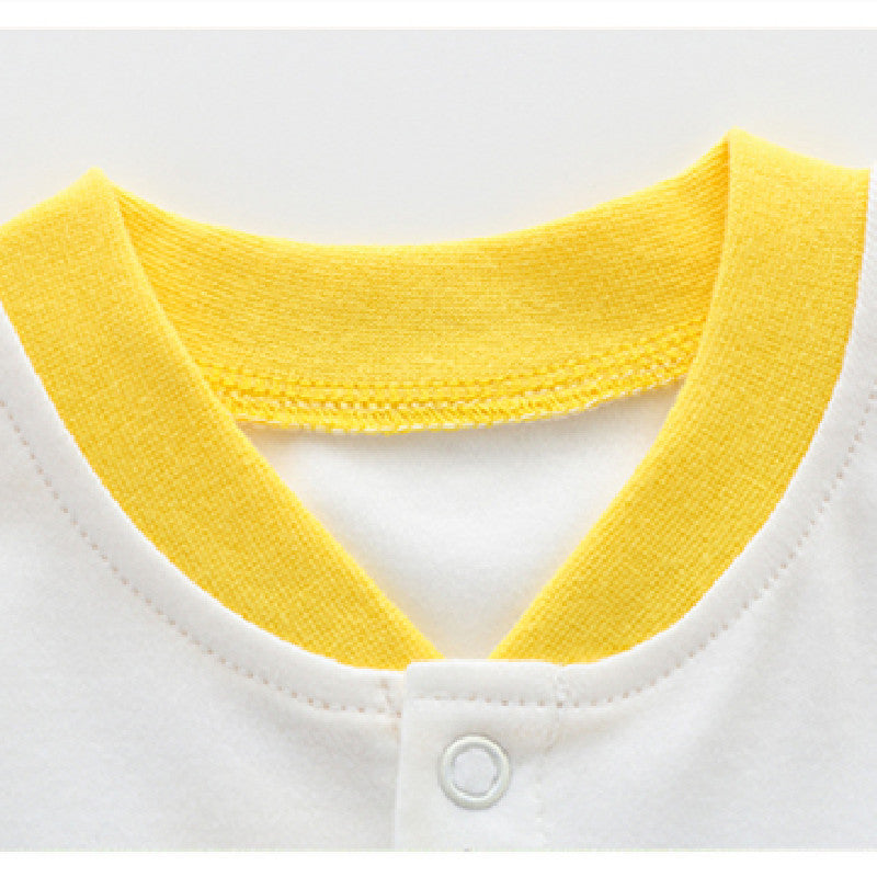 Baby Cotton Long-Sleeved One-Piece Romper