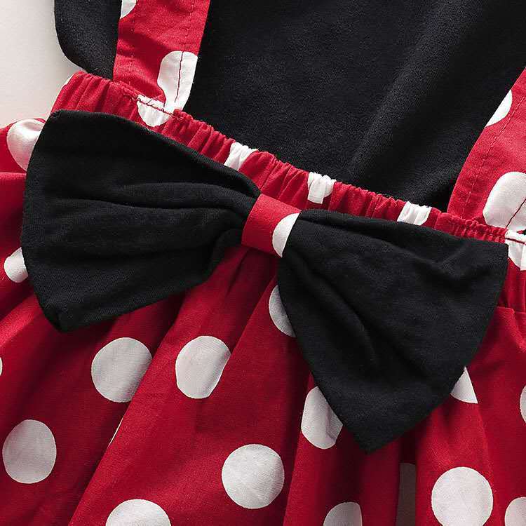 Girls Summer Fly Sleeve Top and Dot Suspender Skirt
