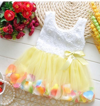 Korean Petal Dress for Girls