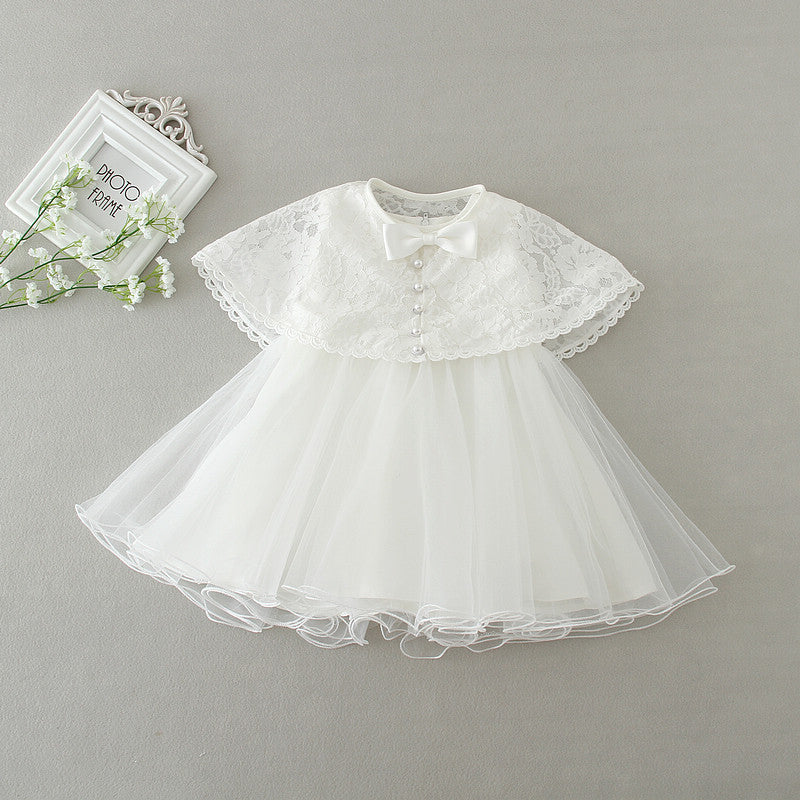 Baby Princess Silk Dress for 100 Days Wedding
