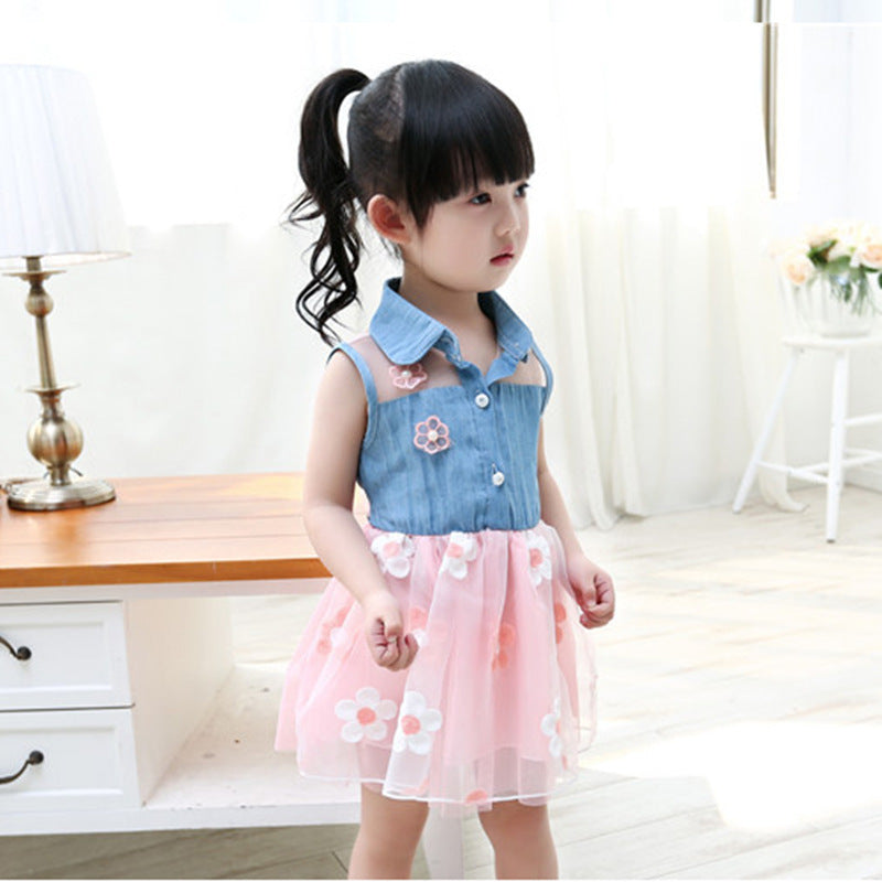 Summer Girls Denim Dress