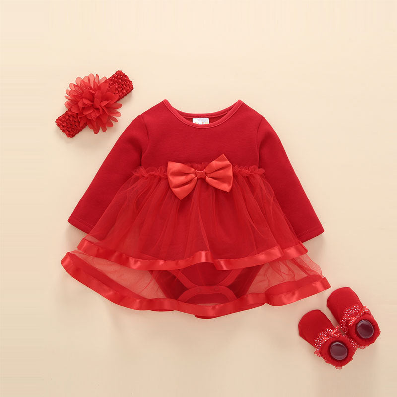 Female Baby Long Sleeve Baby Dress