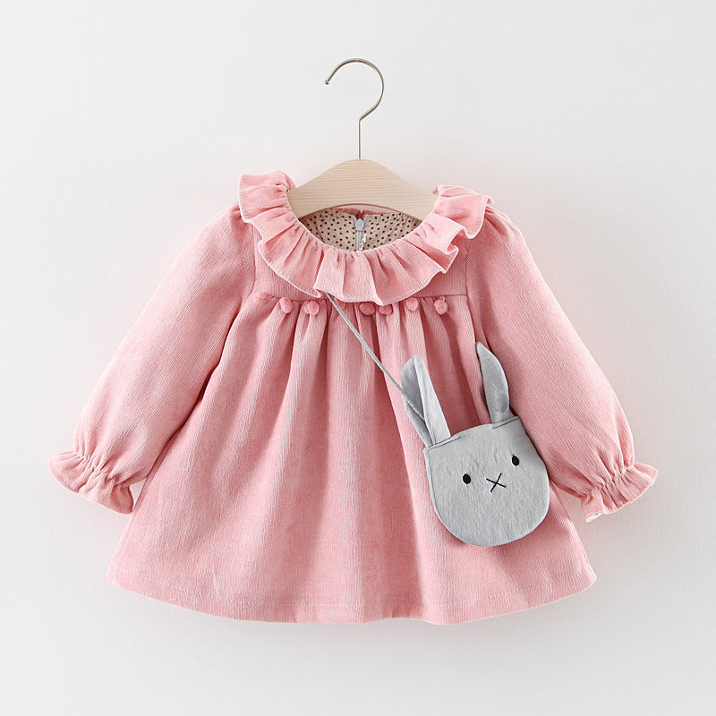 Girls Cotton Long Sleeved Princess Dress