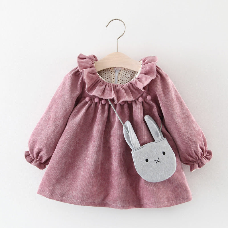 Girls Cotton Long Sleeved Princess Dress