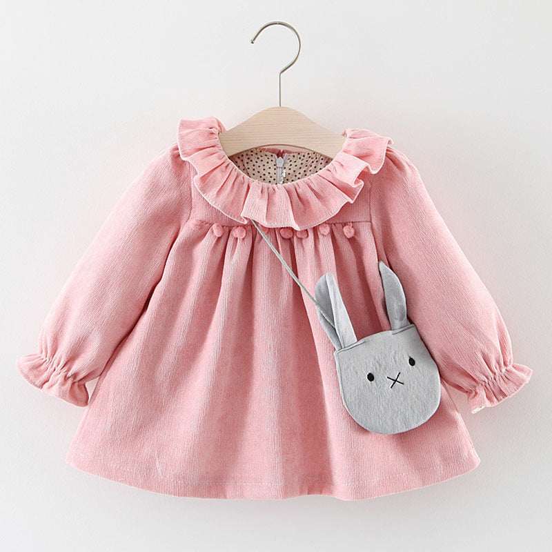 Girls Cotton Long Sleeved Princess Dress