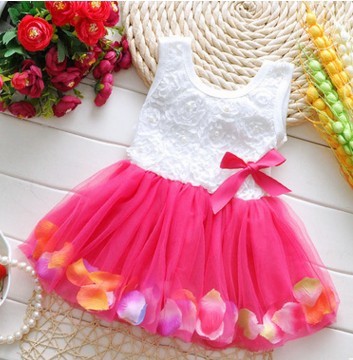 Korean Petal Dress for Girls