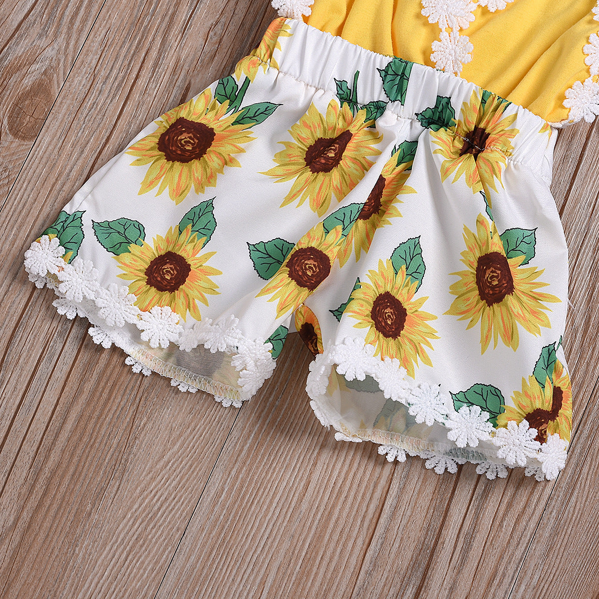 Baby Sunflower Jumpsuit for girls