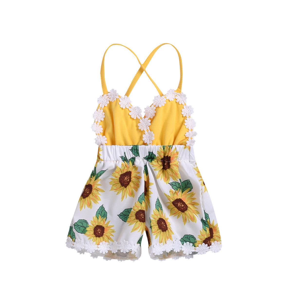Baby Sunflower Jumpsuit for girls