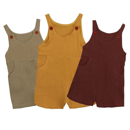Summer Toddler Overalls 