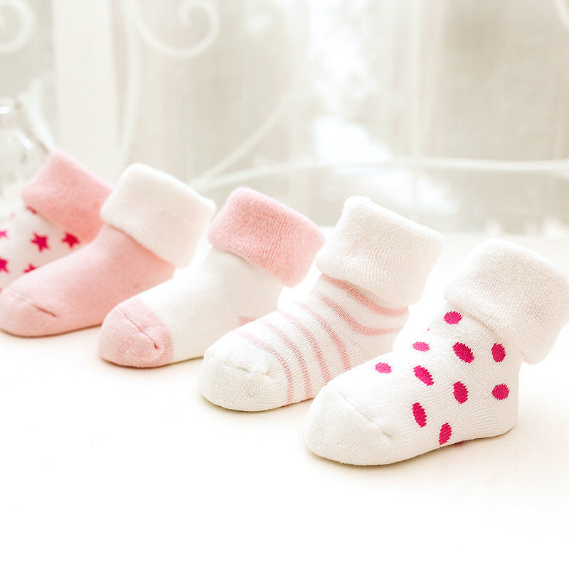 Autumn and winter thick warm childrens socks